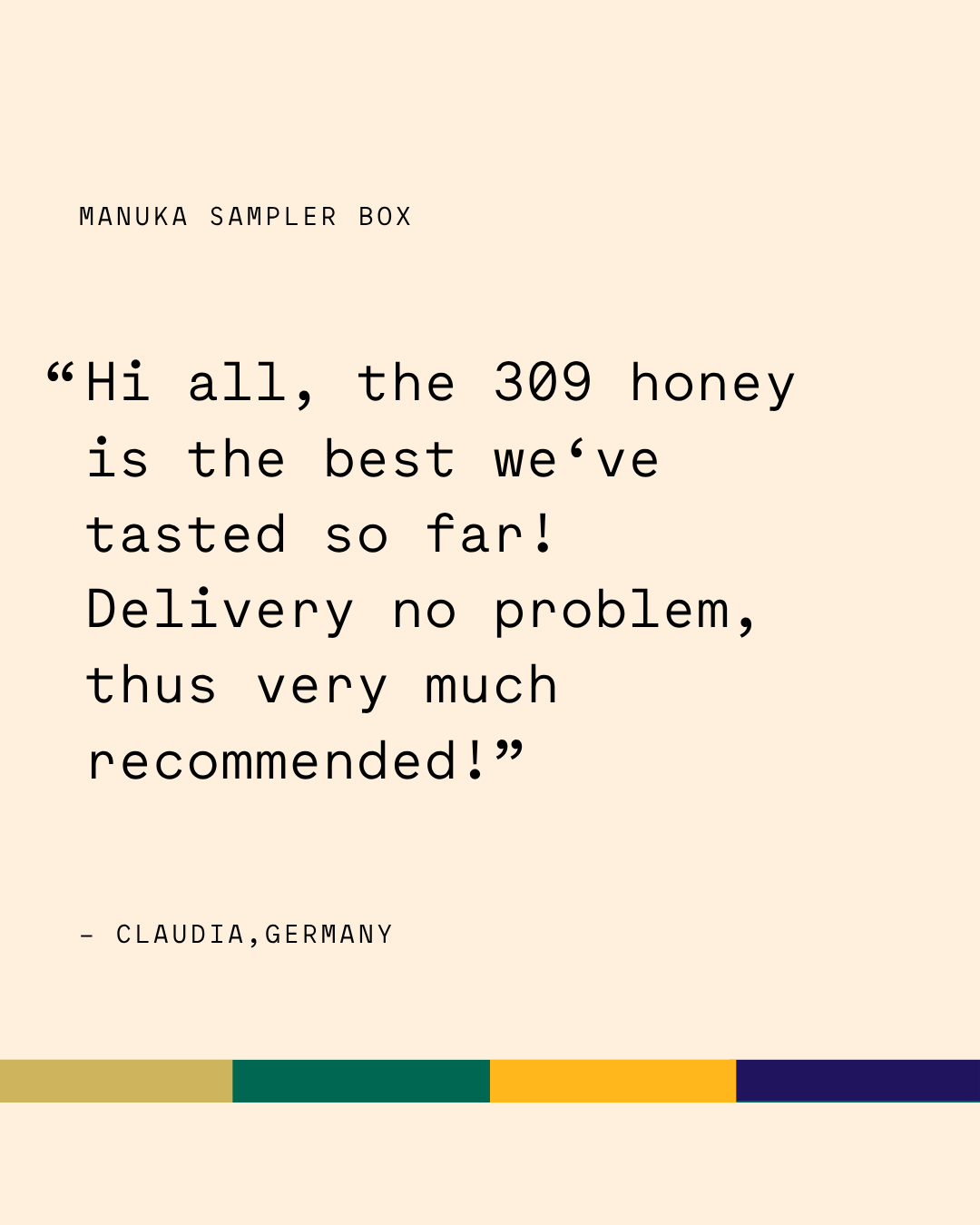 Manuka Honey Sampler Box
