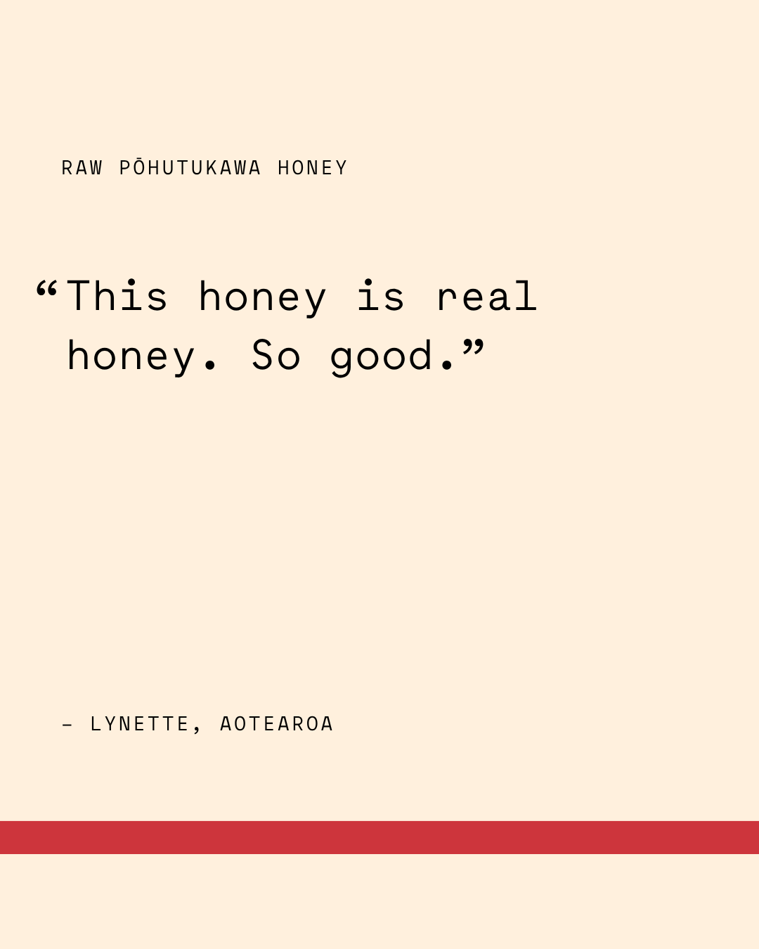 Raw Pōhutukawa Honey